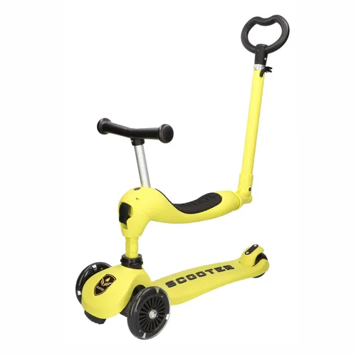 Extralink Kids Scooter Boss Ride Pro Žlutá | Koloběžka, balanční kolo pro děti | KolorŻółty