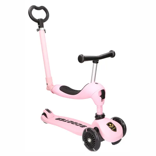 Extralink Kids Scooter Boss Ride Pro Růžová | Koloběžka, balanční kolo pro děti | 1