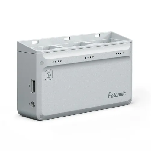 POTENSIC ATOM HUB DO ŁADOWANIA Z 2 AKUMULATORAMI I 1 SZYBKĄ ŁADOWARKĄ 2