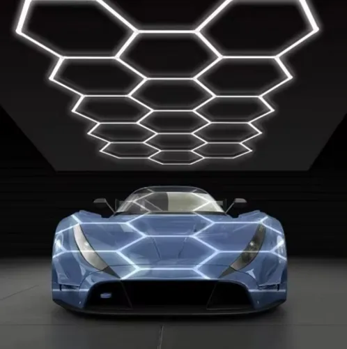 Extralink Hexagon Panel | RGB LED lampa | 236X420 1