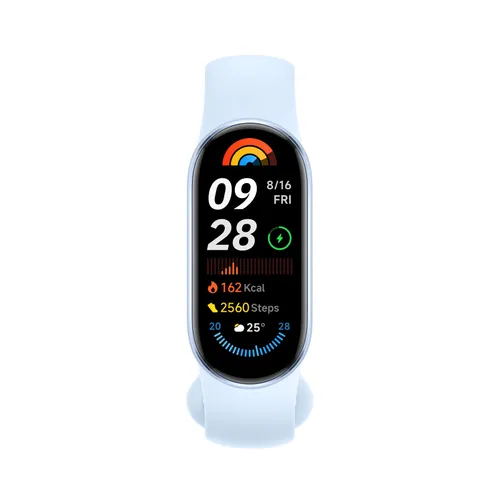 Xiaomi Smart Band 9 Modrá | Smartband | Bluetooth 5.4, 233 mAh, 1.62", 5 ATM, akcelerometr, gyroskop, PPG senzor AlarmTak