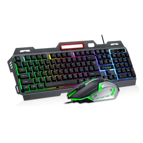 Extralink Gaming Set TF600 2in1 | Набор клавиатура + мышь | светодиодная подсветка 0