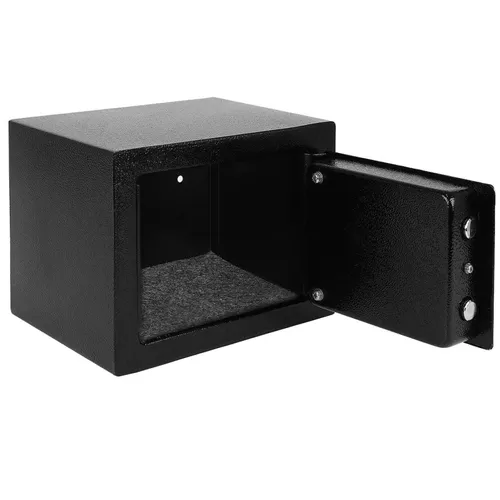 Extralink Home | Home safe | office, key box, safe deposit box, black, S-404 0