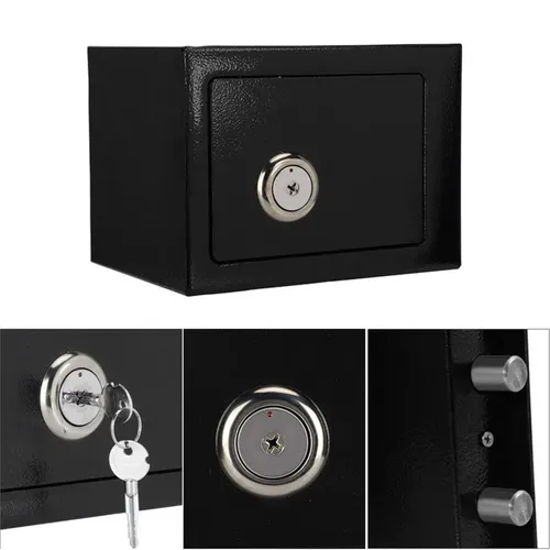 Extralink Home | Home safe | office, key box, safe deposit box, black, S-404 3