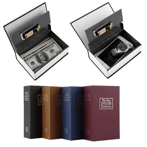 Extralink Home | Book safe | Spardose, Stahlbox, Schlüssel, S-405 3