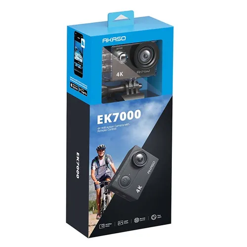 Akaso EK7000 | Fotocamera sportiva | 4K, Wi-Fi, 1050 mAh 4