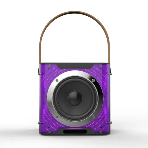 EXTRALINK LIFESTYLE BOX KARAOKE SPEAKER BLACK DUAL MICROPHONE 0