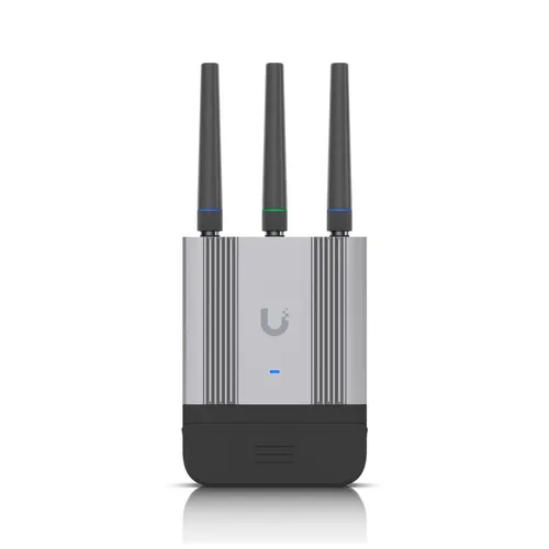 Ubiquiti UMR-Industrial-EU | Roteador industrial | LTE Cat 4, Wi-Fi 4, 2x RJ45 1000Mb/s, nano SIM 0