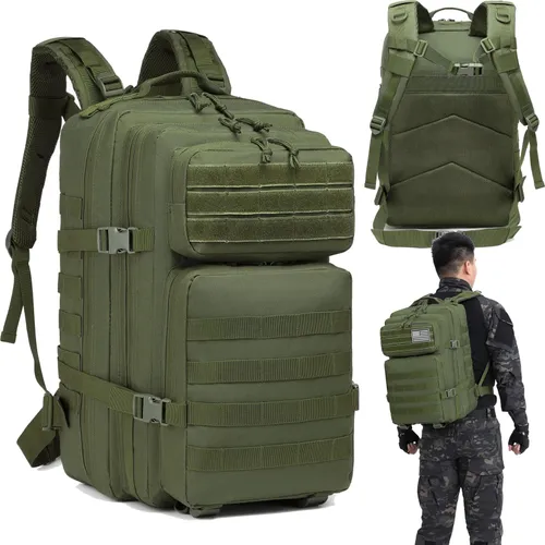 Mochila Escolar Táctica Militar Extralink para Hombres Grande 45L Bolsa de Viaje MIL-1115 0