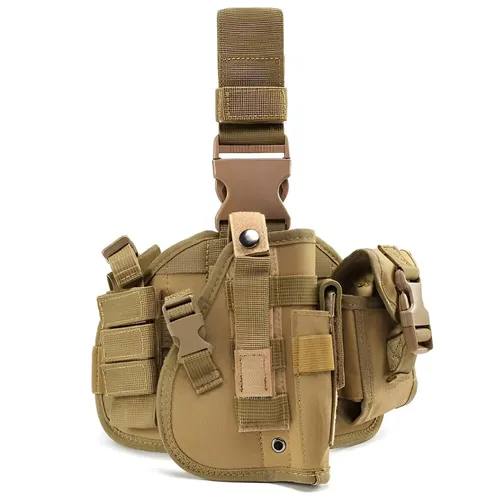 EXTRALINK MILITARY MODUŁOWY PANEL UDOWY TAKTYCZNY WOJSKOWY Z KABURĄ NA BROŃ PISTOLET MOLLE ASG MIL-1118 0