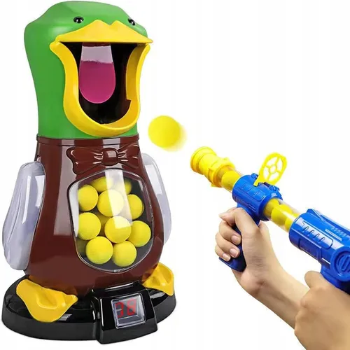 Extralink Hungry Duck | Target shooting for child | 2x gun, 24 balls, glasses 1