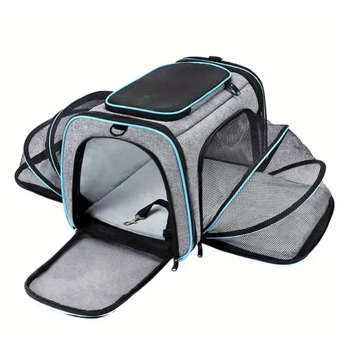 Extralink Pets | Torba transportowa dla kota psa | transporter rozkładany do 8kg duży wentylacja pet-745 0