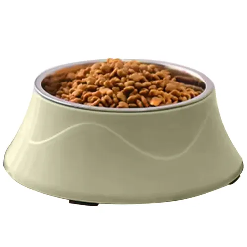 EXTRALINK PETS PODWÓJNA MISKA DLA PSA KOTA METALOWA 2W1 NA KARMĘ SUCHĄ MOKRĄ I WODĘ PET-824 0
