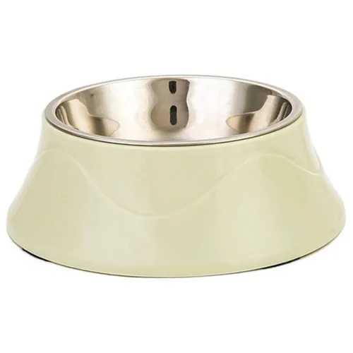EXTRALINK PETS PODWÓJNA MISKA DLA PSA KOTA METALOWA 2W1 NA KARMĘ SUCHĄ MOKRĄ I WODĘ PET-824 1