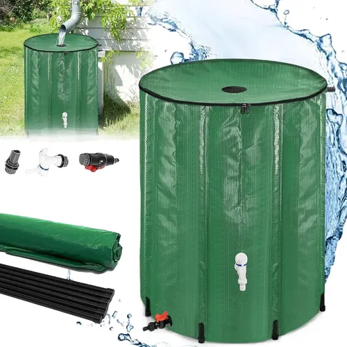 Extralink Faltbarer Tank, 100L Regenwasserfass zur Sammlung und Lagerung 0