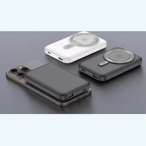 Extralink MagSafe 10000mAh grigio | Powerbank | Power bank, 38.5Wh PD20W+15W USB-C USB-A 1