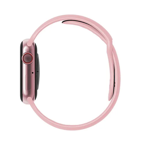 EXTRALINK LIFESTYLE SMARTWATCH WATCH9 PINK CASE + BLACK/PINK BAND 3