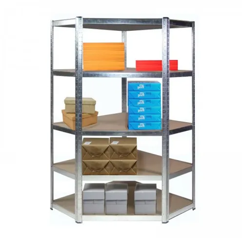 EXTRALINK REGAŁ NAROŻNY 5 POZIOMOWY 180X90X30 175 KG-0892 1