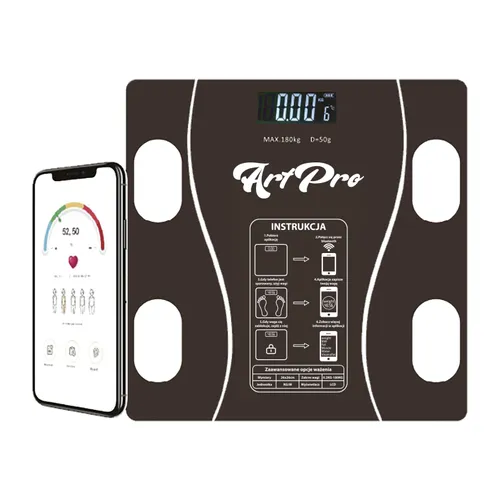 EXTRALINK HOME INTELIGENTA WAGA ŁAZIENKOWA BLUETOOTH 0