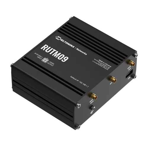 Teltonka RUTM09 | Router 4G LTE | Cat 6, 4x GbE, GNSS, Dual SIM Automatyczne MDI/MDI-XTak