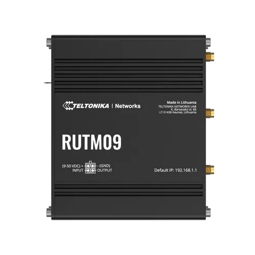 Teltonka RUTM09 | Router 4G LTE | Cat 6, 4x GbE, GNSS, Dual SIM Diody LEDTak