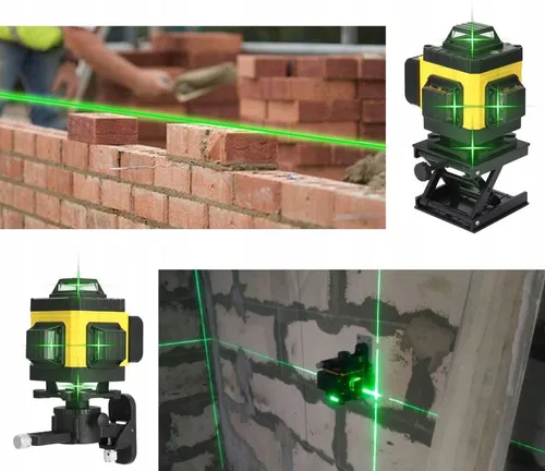 EXTRALINK POZIOMICA LASEROWA KRZYŻOWA PŁASZCZYZNOWA LASER 4D 4