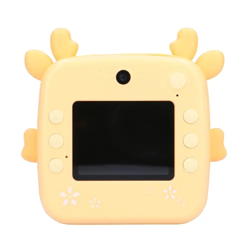EXTRALINK EPP-006 PORTABLE MINI PRINTER YELLOW + PAPIER TERMICZNY ZWYKŁY 3 ROLKI 3