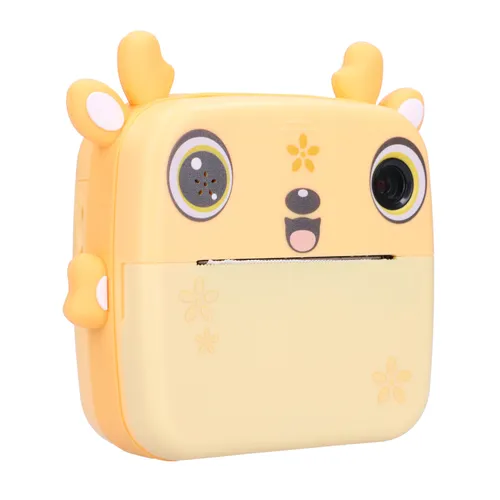 EXTRALINK EPP-006 PORTABLE MINI PRINTER YELLOW + PAPIER TERMICZNY ZWYKŁY 3 ROLKI 2
