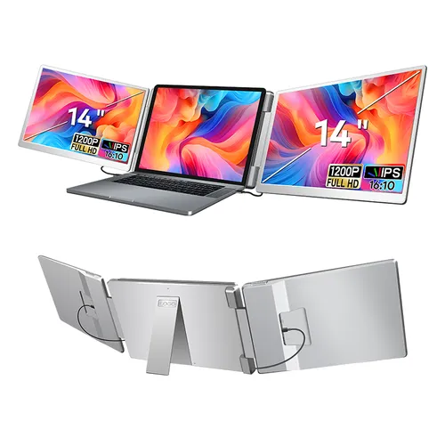 EXTRALINK SMART LIFE 14" 2-SCREEN MONITOR FOR LAPTOPS 12" TO 17.3" S7 0