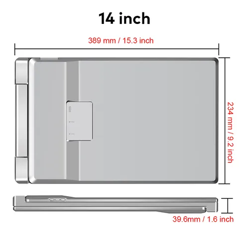 EXTRALINK SMART LIFE 14" 2-SCREEN MONITOR FOR LAPTOPS 12" TO 17.3" S7 2