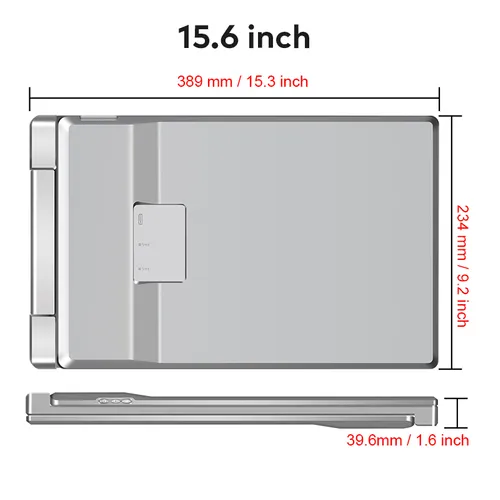 EXTRALINK SMART LIFE 15.6" 2-SCREEN MONITOR FOR LAPTOPS 12" TO 18.5" S10 3
