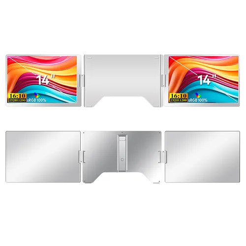 EXTRALINK SMART LIFE 14" 2-SCREEN MONITOR FOR LAPTOPS 12" TO 17.3" S688 1