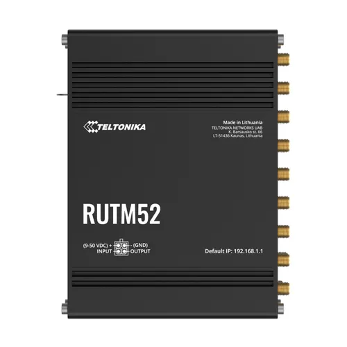Teltonika RUTM52 | Enrutador 5G | 5x GbE, Dual SIM, eSIM, Wi-Fi 5 Automatyczne wykrywanieTak