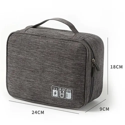 EXTRALINK ORGANIZER PODRÓŻNY ETUI TORBA NA KABLE ŁADOWARKI USB AKCESORIA Z UCHWYTEM 4