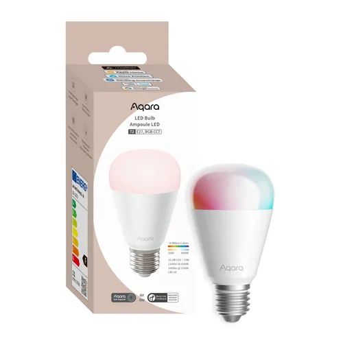 Aqara LED Bulb T2 RGB CCT E27 | LED žárovka | Thread, Zigbee, Bluetooth, 950lm, 10.5W 0