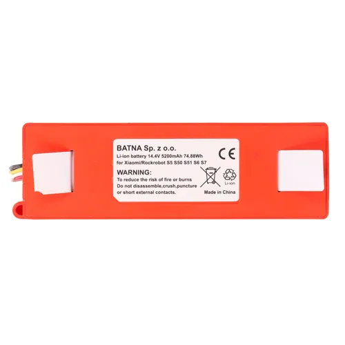 BATERIA MI ROBOT, ROCKROBOT S50 S55 14.4V 5200MAH 1