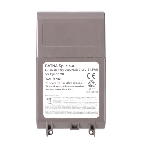 BATERIA DYSON, V8 21.6V 3000MAH 0