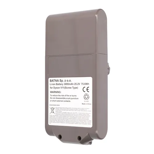 BATERIA DYSON, V11 (SCREW TYPE) 25.2V 3000MAH 1