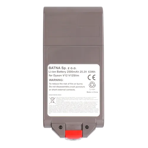 BATERIA DYSON, V12 25.2V 2500MAH 0