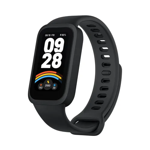 Xiaomi Smart Band 9 Active Schwarz | Smartband | Bluetooth 5.3, 300 mAh, 1,47 Zoll, 5 ATM, Beschleunigungsmesser, PPG-Sensor BluetoothTak