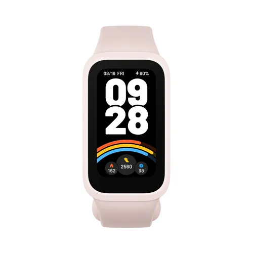 Xiaomi Smart Band 9 Active Pembe | Smartband | Bluetooth 5.3, 300mAh, 1.47", 5 ATM, ivmeölçer, PPG sensörü Bluetooth Low Energy (BLE)Tak