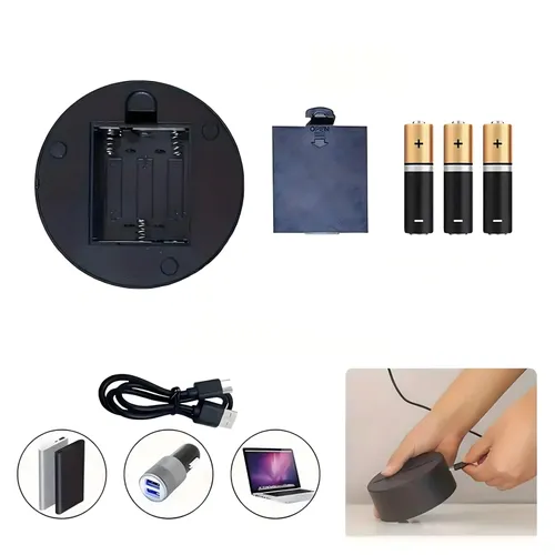 EXTRALINK HOME LAMPKA NOCNA MIŚ SERCE 3D ILUZJA OPTYCZNA DO SYPIALNI USB 3