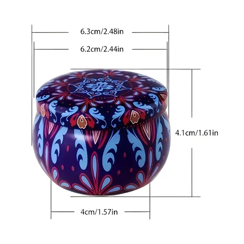 Sada 4 sojových svíček Extralink Home, aromatické dekorační svíčky jako dárek + krabice 6