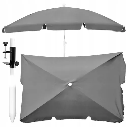 Paraguas de Jardín Plegable Black Forest, 2m Gris 0