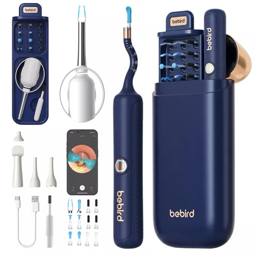Bebird EarVision Plus I35R | Kameralı kulak kiri temizleme aleti | 1080p 0