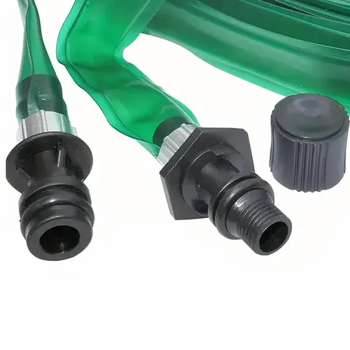 Black Forest Garden Hose, Drip Irrigator 15m with 2 Quick Connectors 1