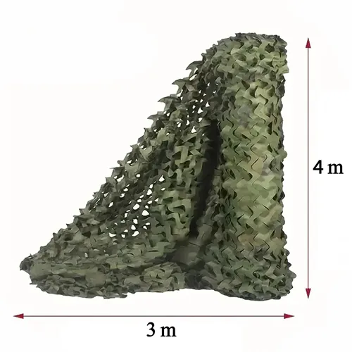 BLACK FOREST SIATKA MASKUJĄCA WOJSKOWA OGRÓD KAMUFLAŻ 3x4m OSŁONA MORO - 1448 2