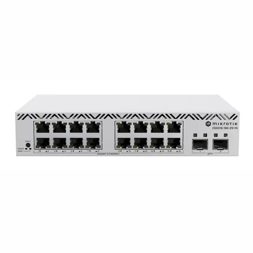 Mikrotik CSS318-16G-2S+IN | Switch | 16x GbE RJ45, 2x SFP+ 1