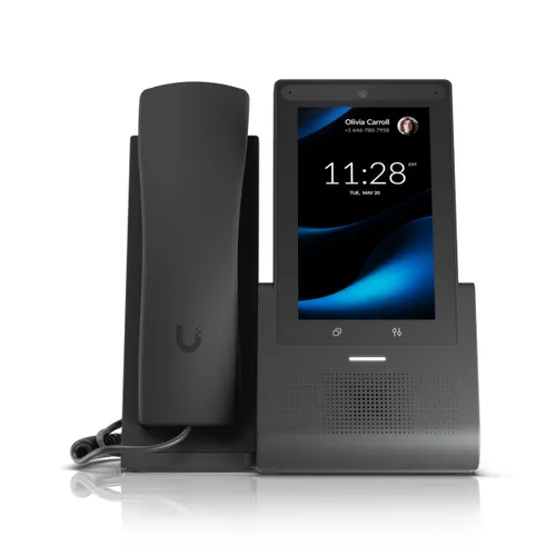 Ubiquiti UTP-G3-Touch-Pro | Telefone VoIP | G3 Touch Pro, UniFi Talk, Bluetooth, PoE, ecra táctil de 5 polegadas 0