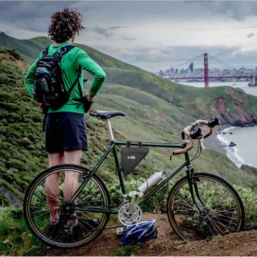 Bolsa de bicicleta Extralink, bolsa de marco inferior para bici 9